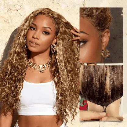 Celeste - Perruque Cheveux Humains Péruviens Sans Colle │ Lace Front 13x6 HD