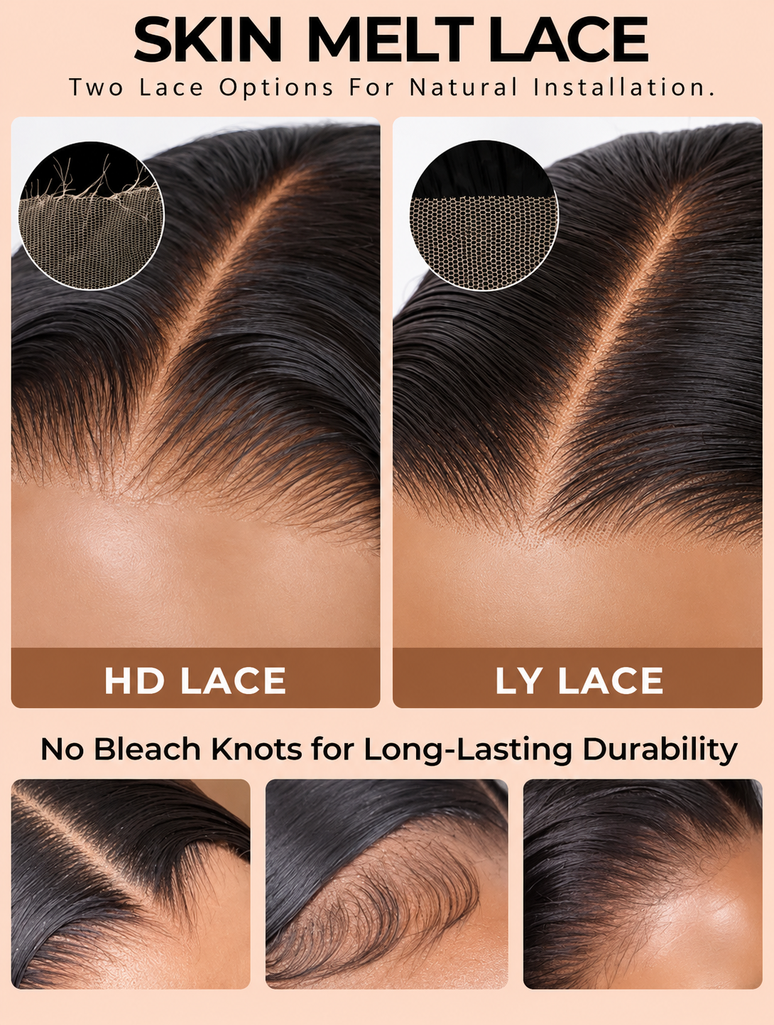 Kaelisse Glow │ Lace Frontal 13x6 │Densité 180% │Cheveux Vierges Brésiliens