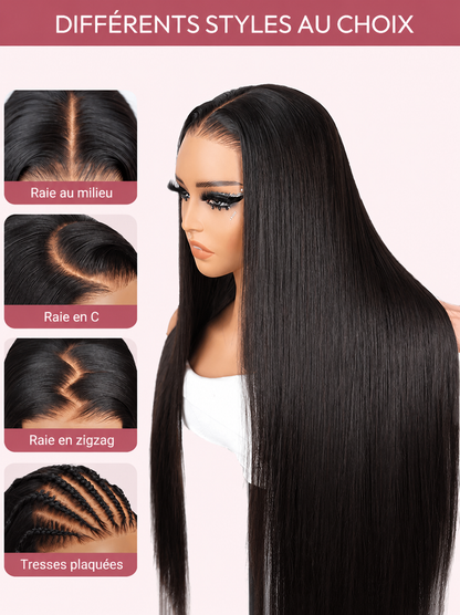 Truffle - Frosted Brown │13x4 Transparent Tulle │Japanese Virgin Hair