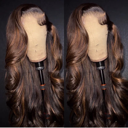 La Parisienne -  Perruque Frontale 13x4 en dentelle HD transparente │Cheveux Indiens Vierges