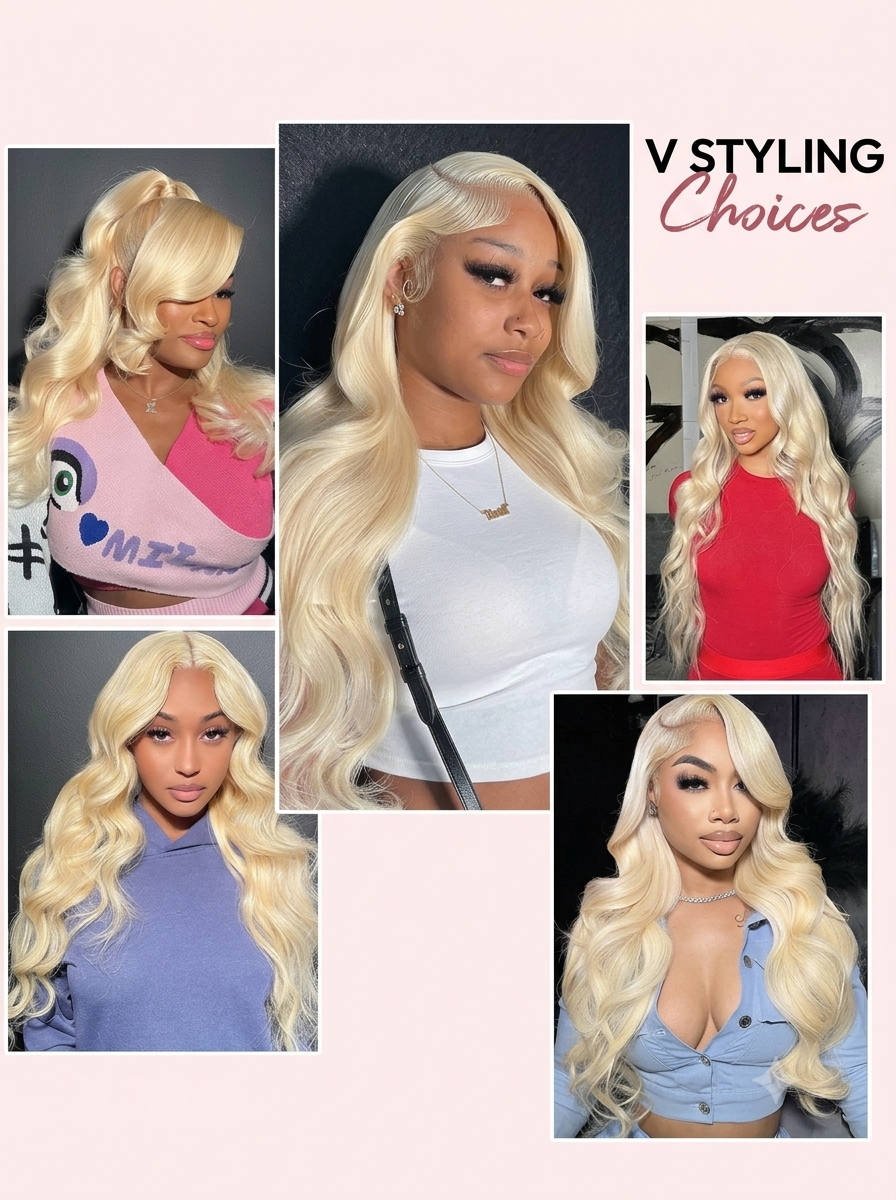 Icon - Platinum Blonde 613 │Lace Frontal 13x4 HD │Japanese Virgin Hair
