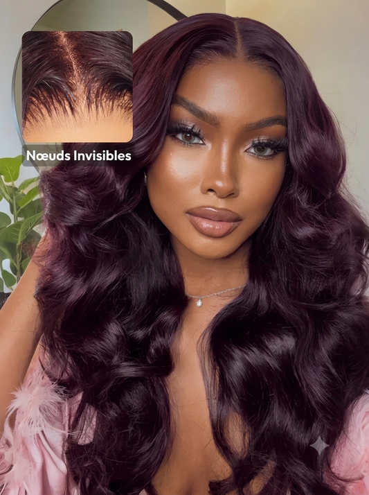 La Divine I Frontale en Dentelle 13x4 Densité 180% │ Cheveux Humains Indiens Vierges