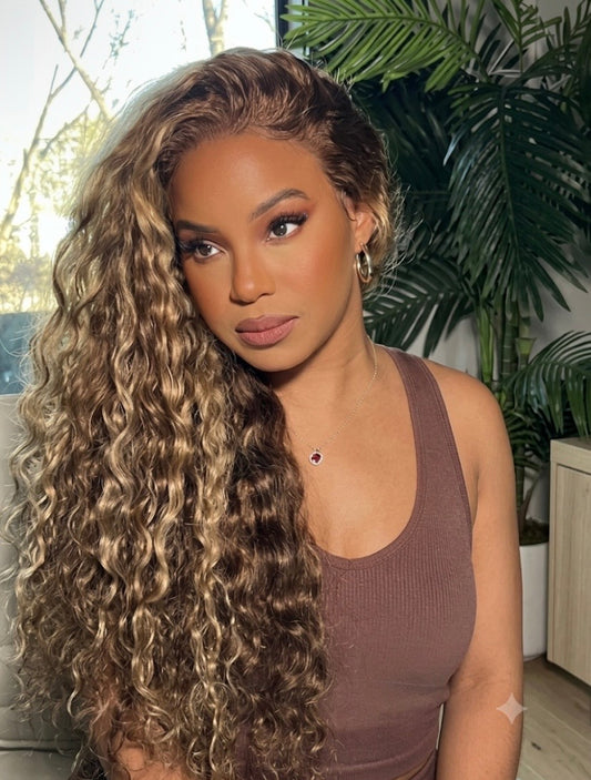 Celeste - Perruque Cheveux Humains Péruviens Sans Colle │ Lace Front 13x6 HD