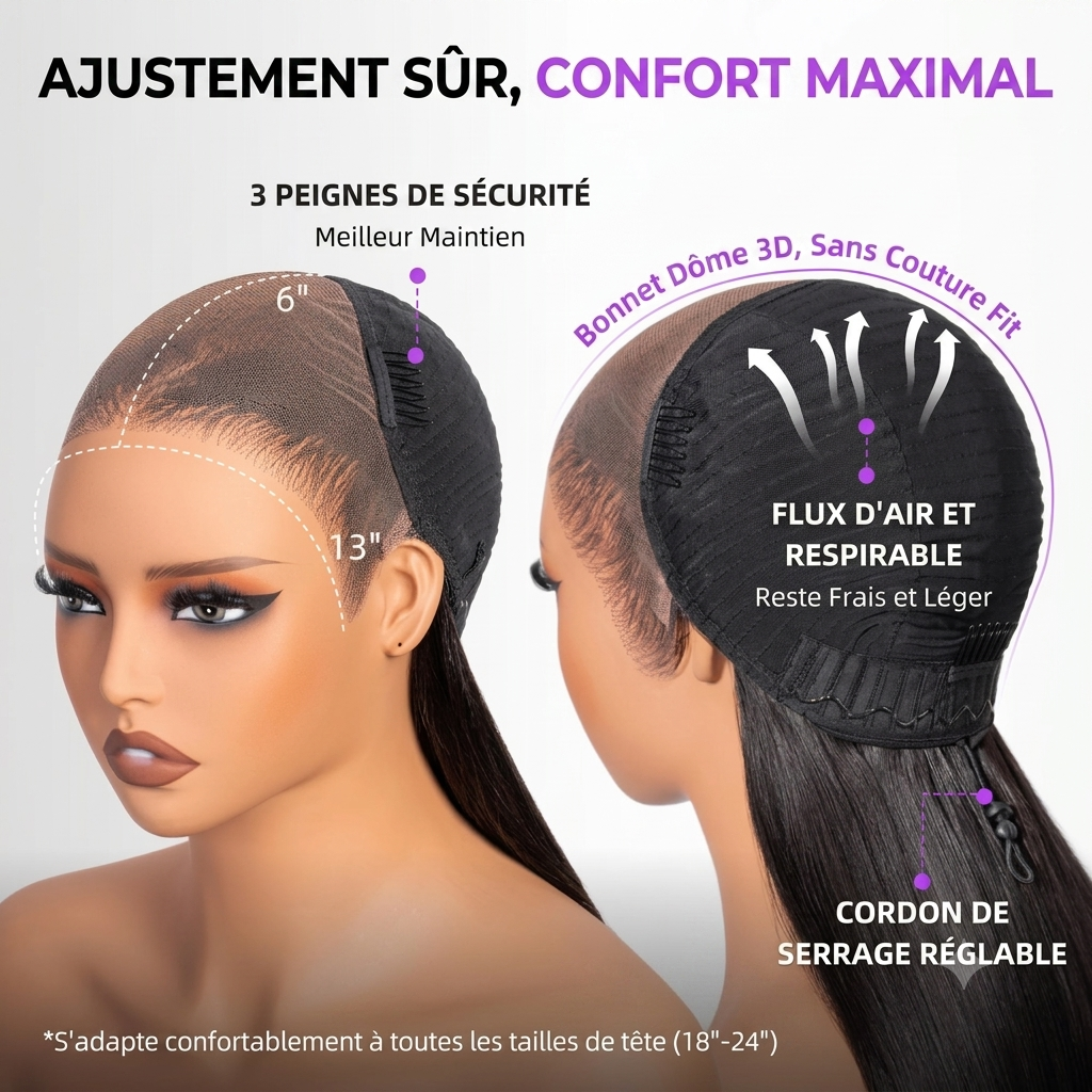 Albâtre - Blond Platine 613 │Lace Frontal 13x6 │ Cheveux Vierges Japonais