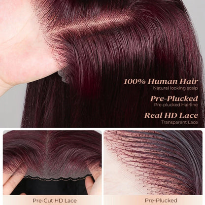 La Divine I Frontale en Dentelle 13x4 Densité 180% │ Cheveux Humains Indiens Vierges
