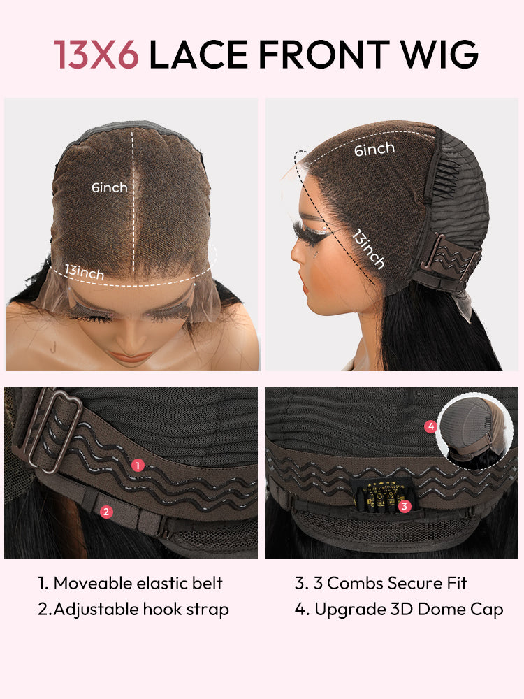 Kaelisse Glow │ Lace Frontal 13x6 │Densité 180% │Cheveux Vierges Brésiliens