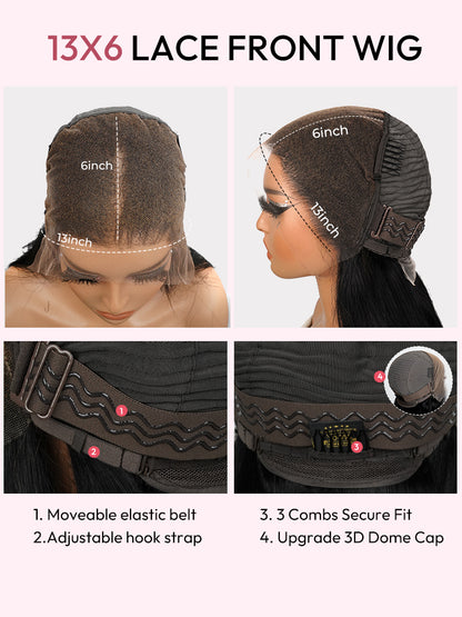 Kaelisse Glow │ Lace Frontal 13x6 │Densité 180% │Cheveux Vierges Brésiliens