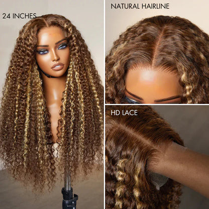 Celeste - Perruque Cheveux Humains Péruviens Sans Colle │ Lace Front 13x6 HD