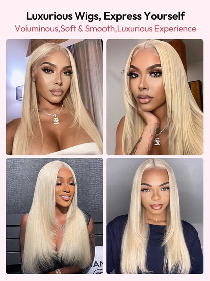 Starlett - Effilée Blond Platine │ Lace Premium 13x6 │ Cheveux Vierges Brésiliens