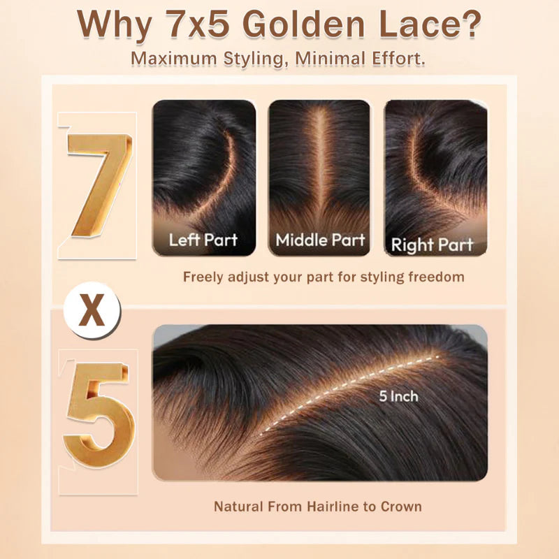 Perruque Ivoire - Lisse Blonde Platine 613 │  Full Lace 13x4 │ Cheveux Brésiliens Vierges