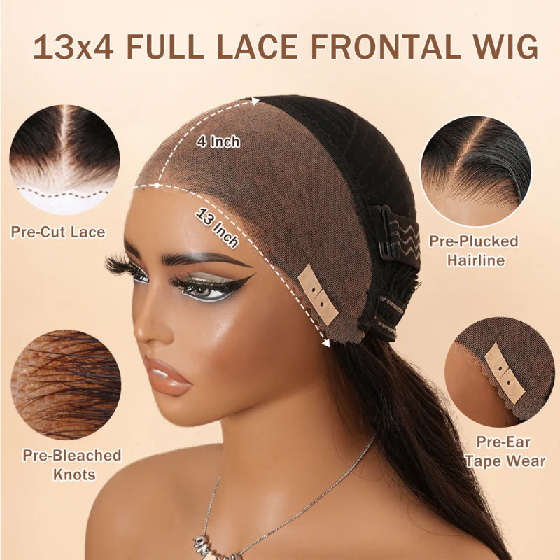 Anita - Body Wave │ Tulle Lace Front 13x4 │ Cheveux Vierges Brésiliens