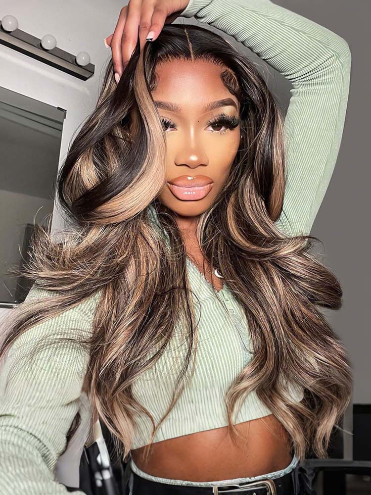 Caramelo - Closure Transparente 13x6 │Cheveux Vierges Indiens