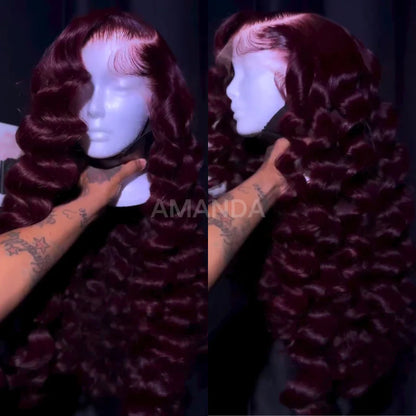 La Divine I Frontale en Dentelle 13x4 Densité 180% │ Cheveux Humains Indiens Vierges