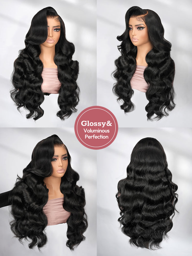 Hollywood - Body Wave Glamour │Lace Indétectable 13x6 HD - │ Cheveux Vierges Brésiliens