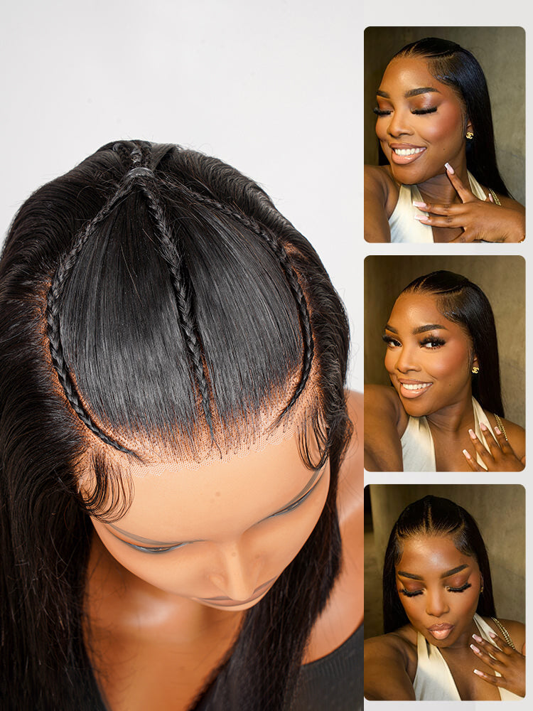 Astrid Glam - Lace Prédécoupée Prête à Porter │Frontale Pre-Cut 13x4 │ Cheveux Malaisiens Vierges