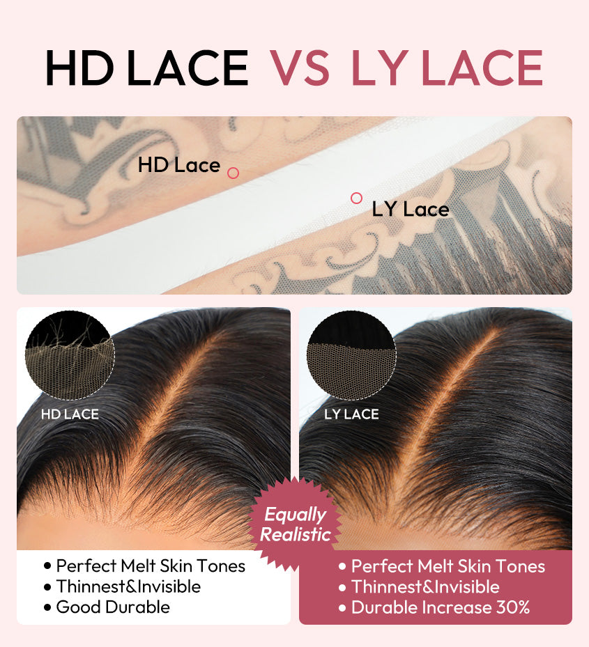 Saphir - Bob Carré Lisse │Lace Frontal 13x4 HD │Cheveux Malaisiens Vierges