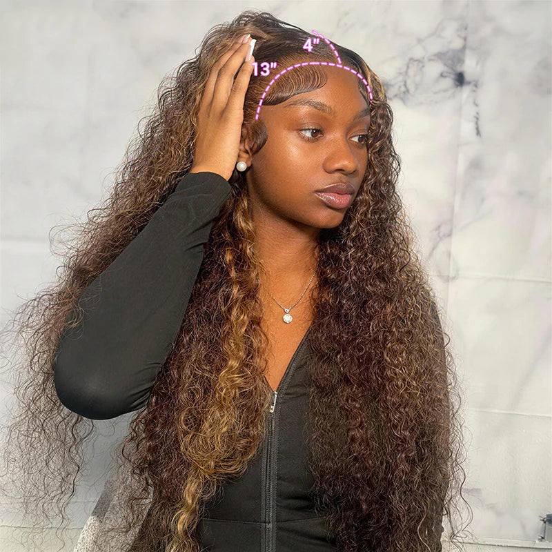 Celeste - Perruque Cheveux Humains Péruviens Sans Colle │ Lace Front 13x6 HD