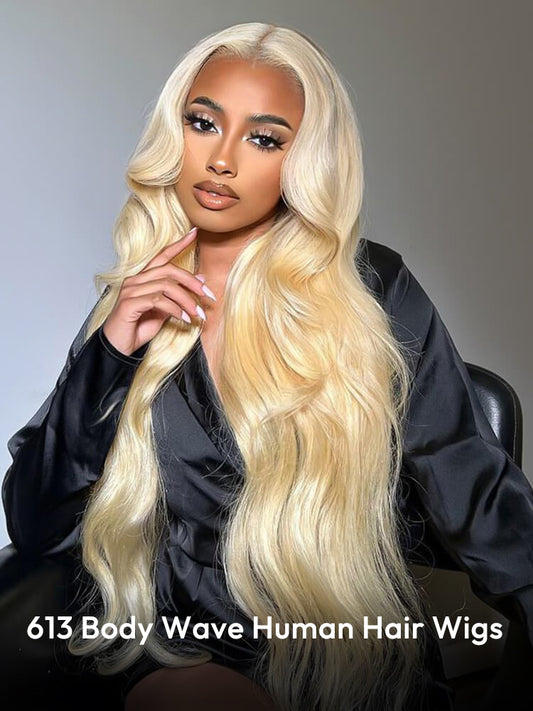 Icône - Blond Platine 613 │Lace Frontal 13x4 HD │ Cheveux Japonais Vierges