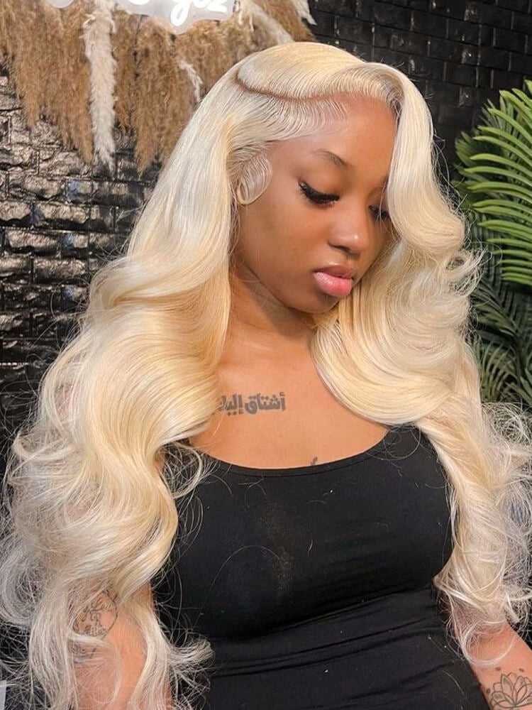 Icône - Blond Platine 613 │Lace Frontal 13x4 HD │ Cheveux Japonais Vierges