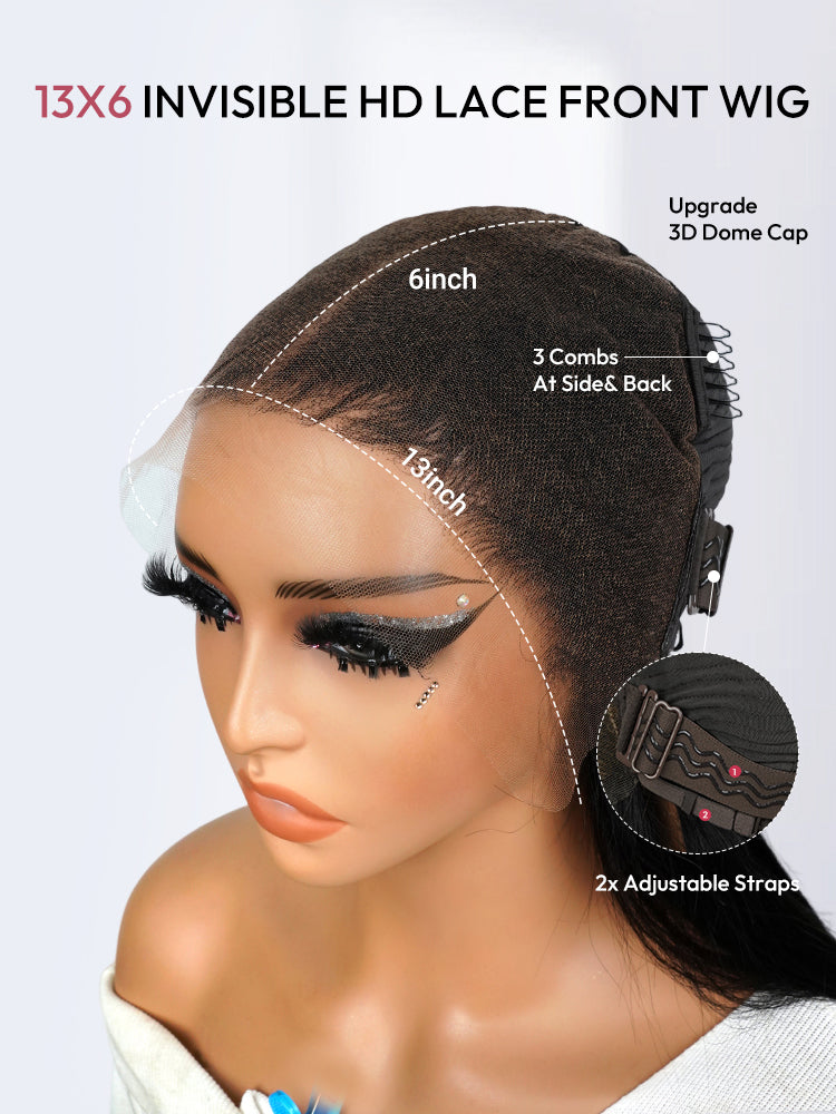 Savage Beauty - Perruque Volumineuse  │ Lace Frontal HD 13x6 │ Cheveux Vierges Japonais
