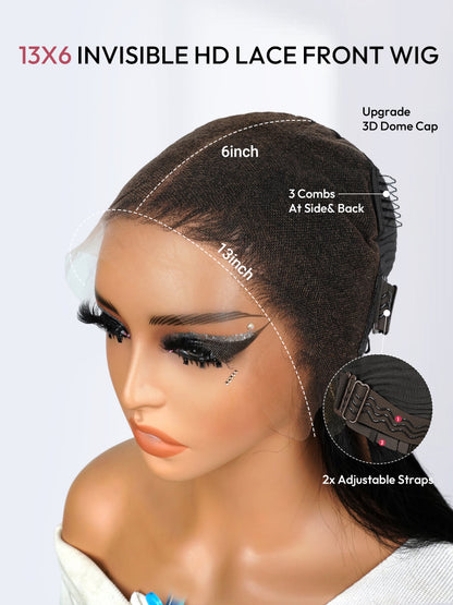 Savage Beauty - Perruque Volumineuse  │ Lace Frontal HD 13x6 │ Cheveux Vierges Japonais