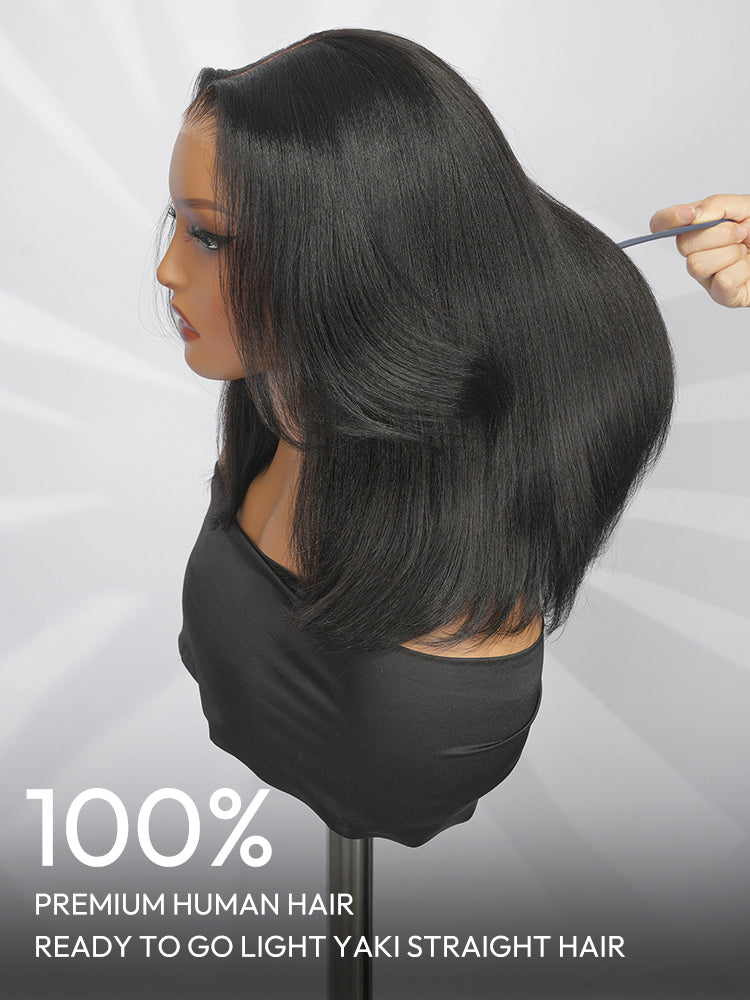 Mirage - Bob Court │Lace Frontale Swiss  5x7│ Cheveux Vierges Brésiliens