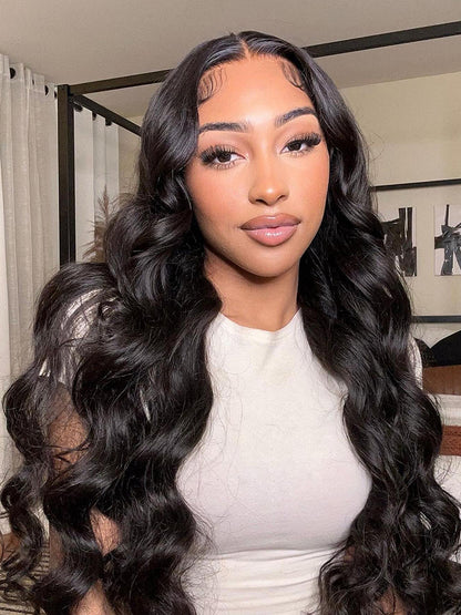Perruques à cheveux humains pré-épilées et abordables Alipearl Body Wave 5x5
