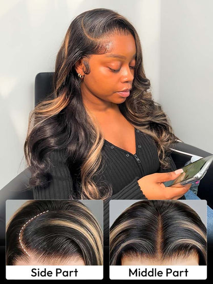 Caramelo - Closure Transparente 13x6 │Cheveux Vierges Indiens