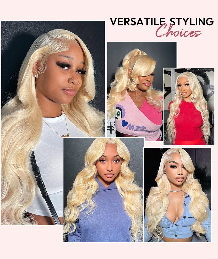 Icône - Blond Platine 613 │Lace Frontal 13x4 HD │ Cheveux Japonais Vierges