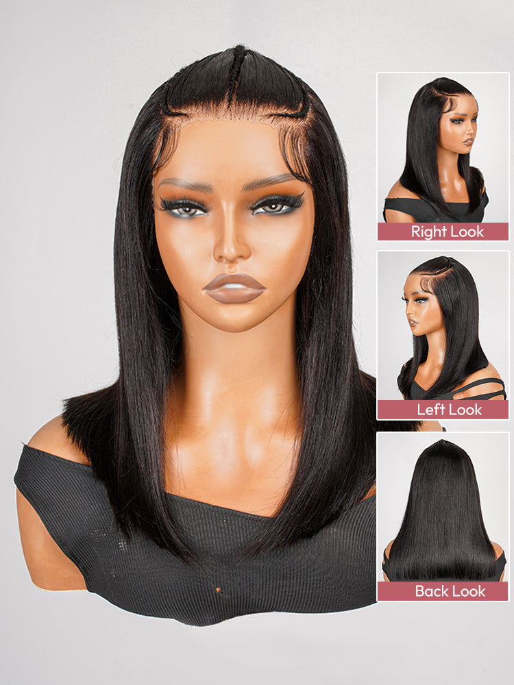 Astrid Glam - Lace Prédécoupée Prête à Porter │Frontale Pre-Cut 13x4 │ Cheveux Malaisiens Vierges