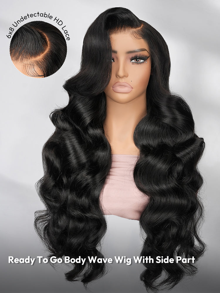 Hollywood - Body Wave Glamour │Lace Indétectable 13x6 HD - │ Cheveux Vierges Brésiliens