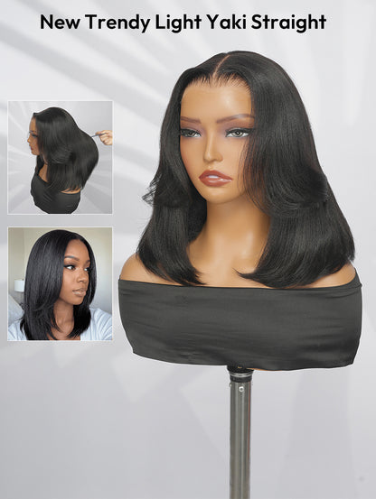 Mirage - Bob Court │Lace Frontale Swiss  5x7│ Cheveux Vierges Brésiliens